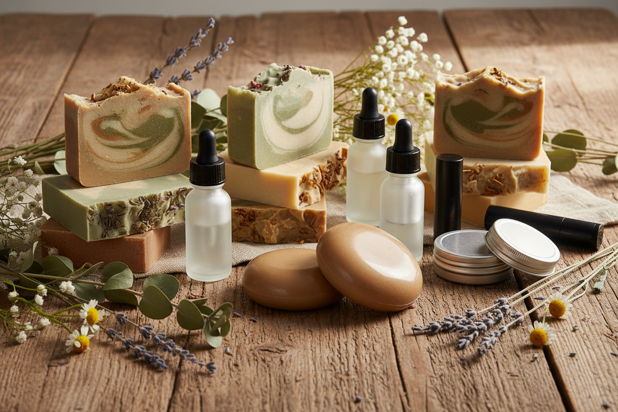 Handmade Soap Bars, Lotions Bars, & Lip Balms