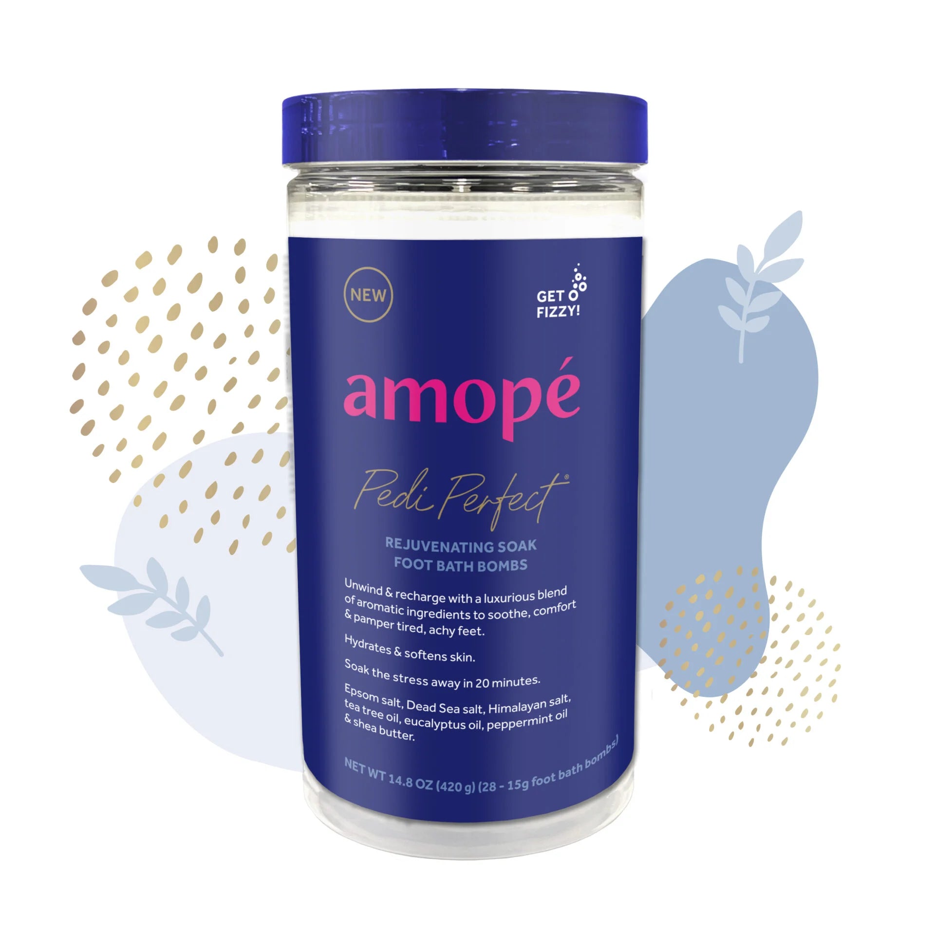 Amopé® Pedi Perfect® Rejuvenating Soak Foot Bath Bombs