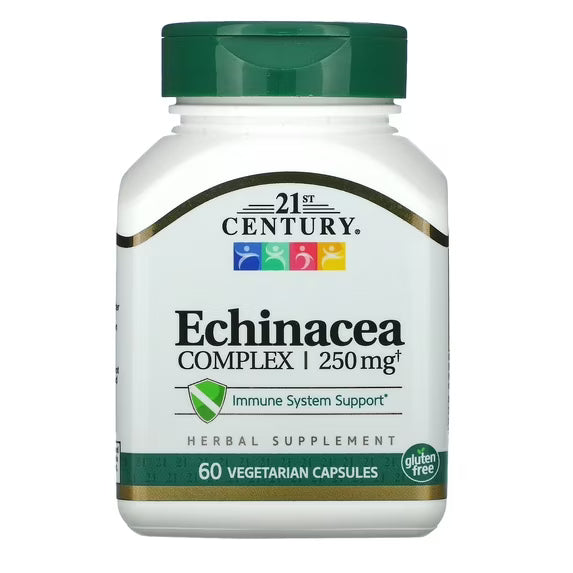 21st Century Echinacea Extract Veg Capsules, 60 Count