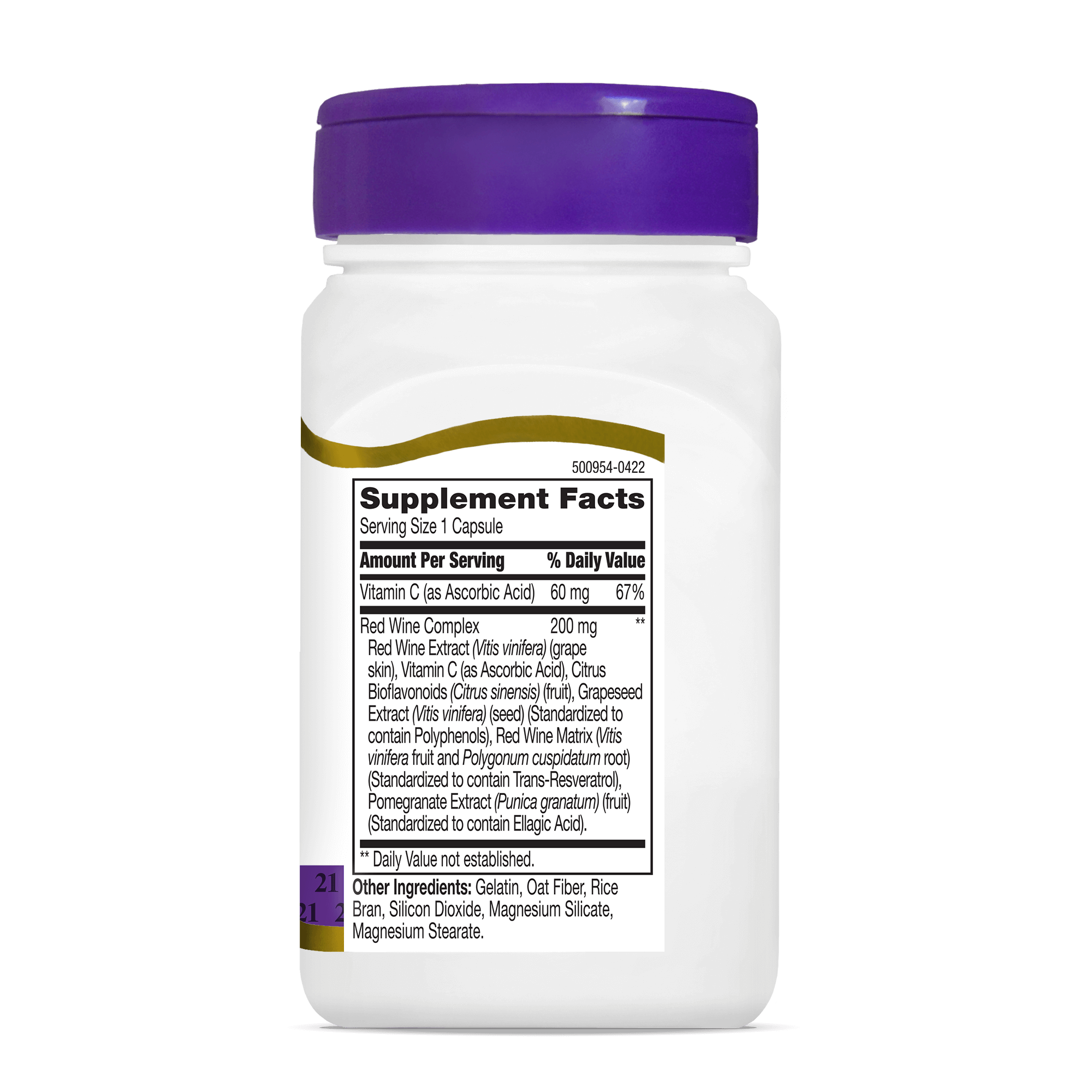 21st Century Resveratrol Red Wine Extract Capsules, 90 capsules