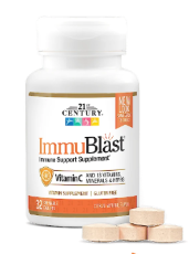 21st Century Immublast Chewable Tablets, Citrus 32 Count