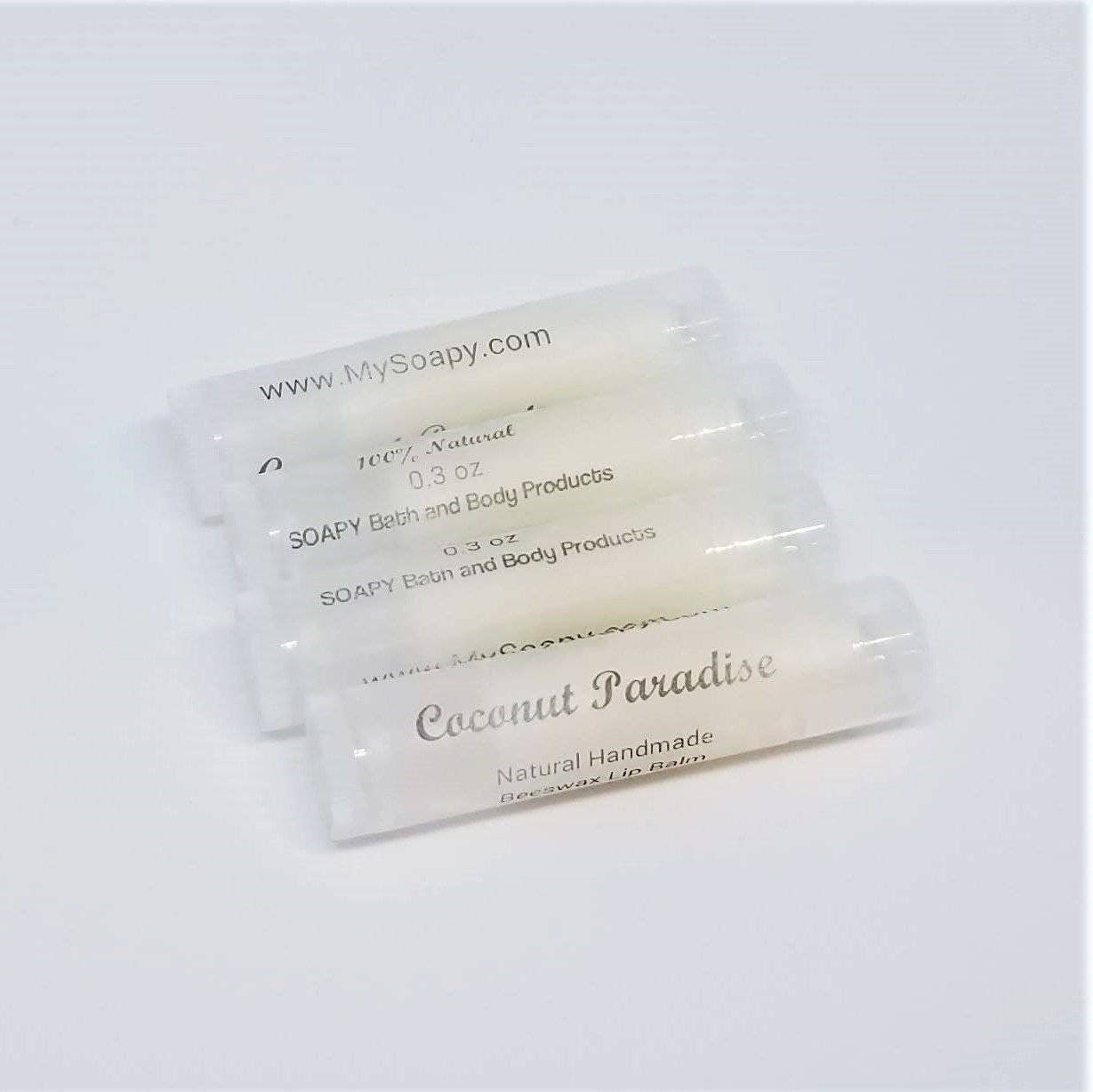 Natural Lip Balms, (Fruit Flavored, 0.3 oz)