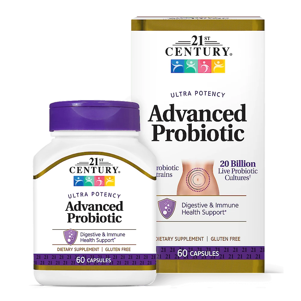 21st Century Advanced Probiotic Capsules, 60 capsules