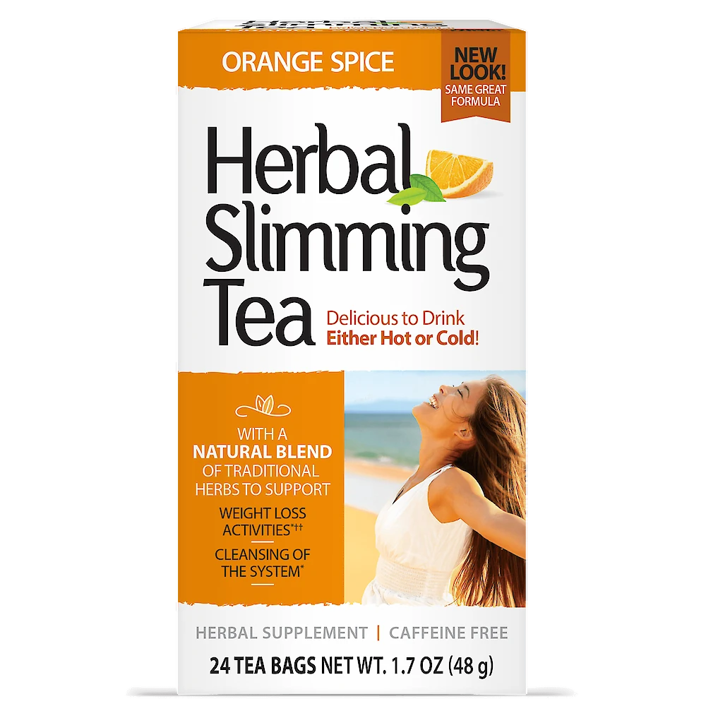 21st Century Herbal Slimming Tea, Caffeine Free, 24 Tea Bags, 1.7 oz (48 g)