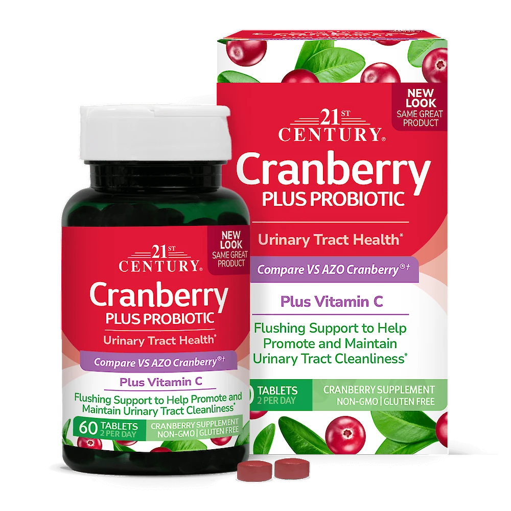 21ST Century® Cranberry Plus Probiotic, 60 Tablets