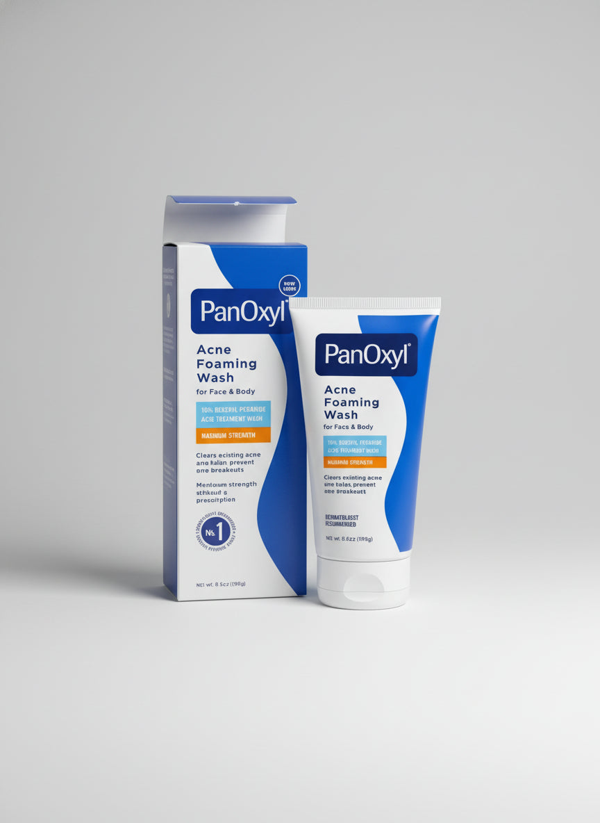 PanOxyl Acne Foaming Wash, 10% Benzoyl Peroxide 5.5 oz