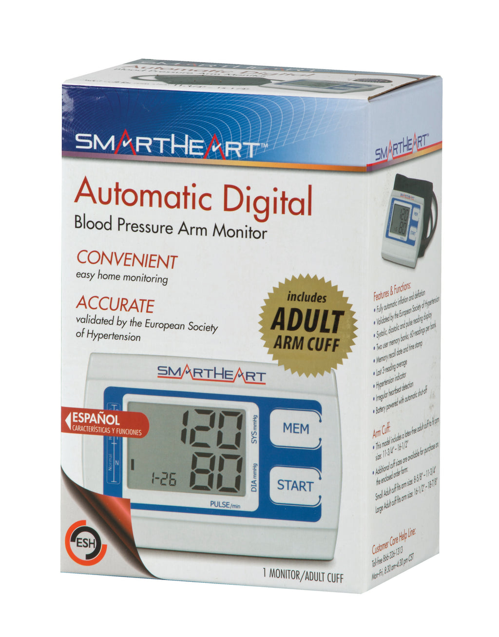 SmartHeart Blood Pressure Monitor