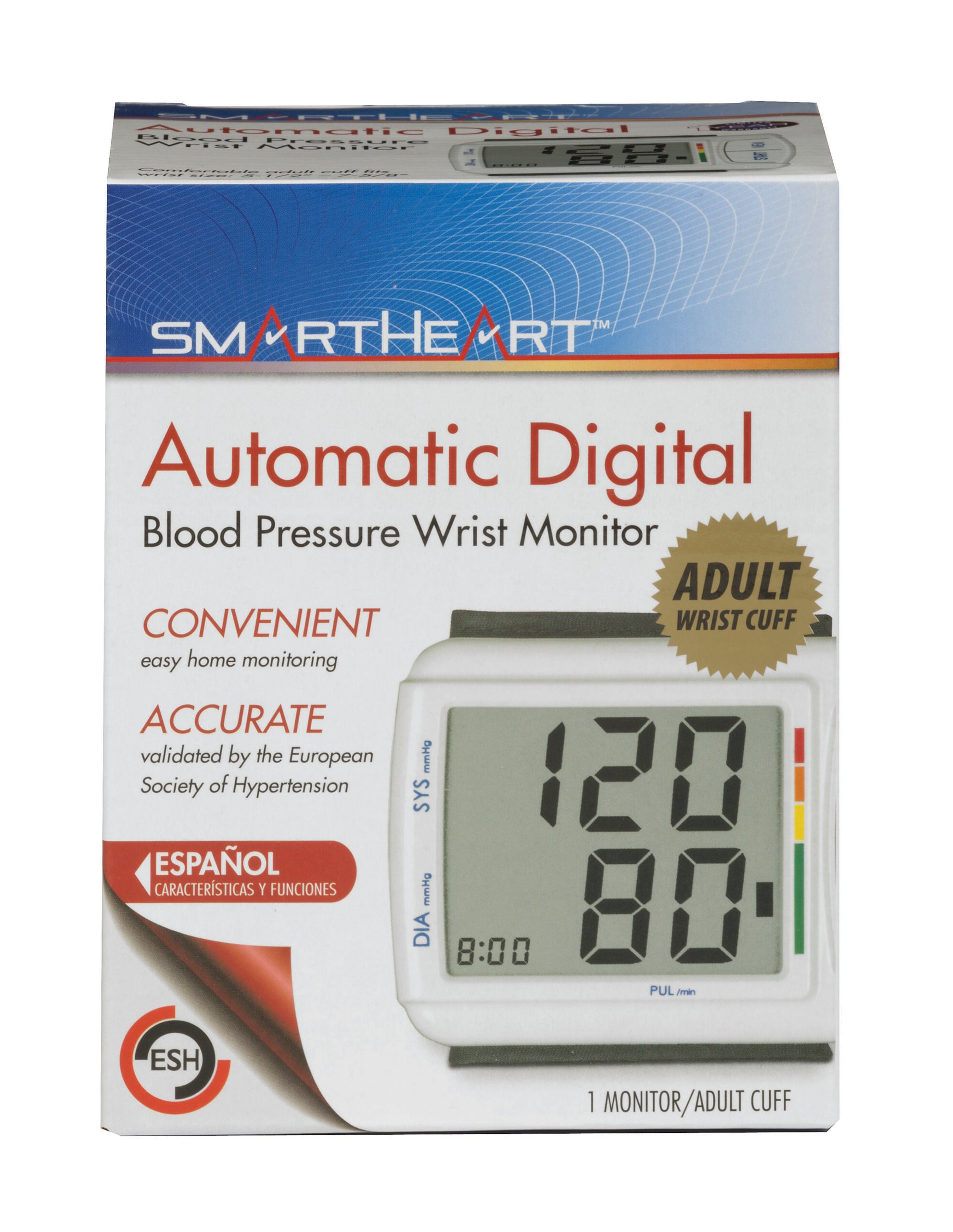 SmartHeart Automatic Digital Blood Pressure Wrist Monitor