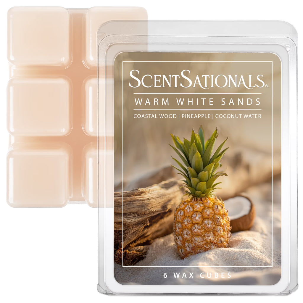 Ceramic Wax Melt Warmer + 3 ScentSationals Wax Melts Gift Set