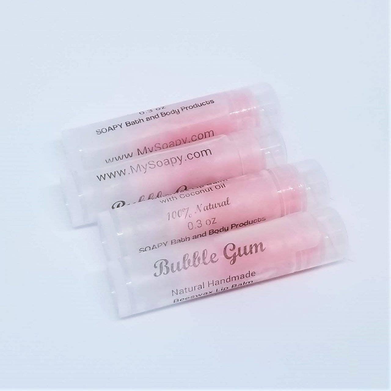 Natural Lip Balms, (Sweets Flavored, 0.3 oz)