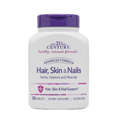 21st Century Advanced Formula Hair, Skin & Nails, 50 Tablets